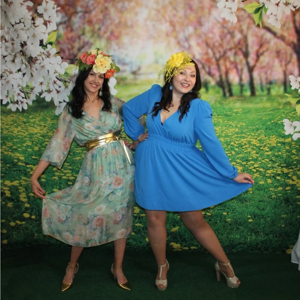 Spring Vinyl Background size 10x10 ft